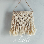 macrame mini tapestry