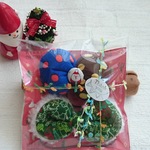 (sale)うさぎランドからのクリスマスヘアゴムセット