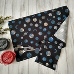ランチョンマット＆巾着袋セット［大きめ：小学生サイズ］宇宙柄①