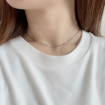 ≪ステンレス≫ペタルチェーンネックレス/silver 