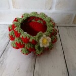 いちごがいっぱい小物入れ