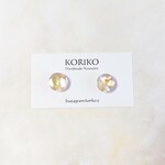 春色✾シェルのサークルピアス/イヤリング＊