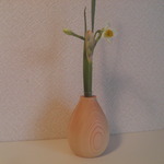 木の一輪挿し 桧 7.0cmΦ×9.5㎝