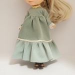 ネオブライスドール お洋服 ストライプ ワンピース アウトフィット