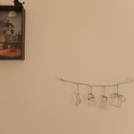 ワイヤーで作ったガーランド☆