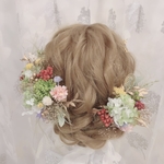 オーダー✨ヘッドドレス★ウエディング★ナチュラル★ガーデン★結婚式★花嫁★卒業式★ヘアアクセサリー★ヘッドパーツ★マタニティフォト★成人式