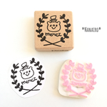 紳士クマさんのmerciはんこ