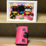 くまにゃん様専用ページ革のキーケース猫ちゃんひな祭り🎎