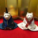 [mako様専用] しろくま貯金箱  ひな祭り お内裏様 リバーシブル着物  