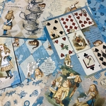 (再販×11)アリスのジャーナルペーパーU＊紙モノ＊コラージュ素材＊コラージュペーパー