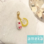 モコちゃん💛イニシャルチャーム