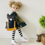 リカちゃん 5セット 森柄コードュロイのハイウエストワンピコーデ