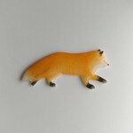 キツネのブローチ