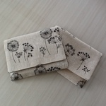 可憐なお花の蓋付きポケットテッシュケース