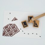 【リアルな】板チョコスタンプ&今ならおまけで蟻さんプレゼント