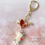 ぶら下がりにゃんこ Valentine④ゴールドタイプ