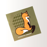ストッキングをはいたキツネのマイクロファイバークロス