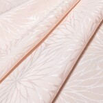 正絹 長襦袢地 はぎれ【菊模様織り出し】ピンク ５０cm