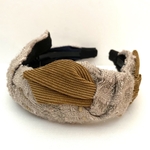 LINTON TWEED♡大人のためのリボンカチューシャ♡幅広