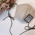 コーデュロイリボン紐マスク