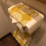 紫陽花のトイレットペーパーホルダー　イエロー　再販