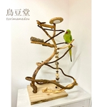 【maro-yoko様専用】自然木（ツタ）のぐるぐるバードアスレチック【セキセイインコ・オカメインコ・ウロコインコ】鳥まとり木・鳥おもちゃ