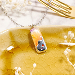 夕陽のカクテルネックレス SV925 レジン
