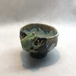 アマガエル湯呑み1（オタマジャクシ付）