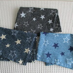 30×40　ランチョンマット　＊デニム調スター＊