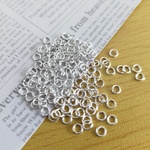 mkws3[1000個]丸カン 0.5×3mm ホワイトシルバー