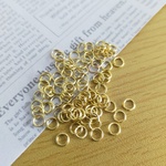 mkg3[1000個]丸カン 0.5×3mm ゴールド
