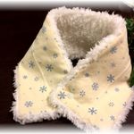 大人size♪雪の結晶♪ ふんわぁ～り ファーネックウォーマー