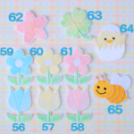 ミニワッペン2枚 (spring)