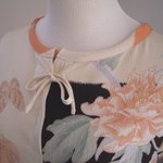 【期間限定送料無料ＳＡＬＥ】着物リメイク　牡丹の京友禅のチュニック