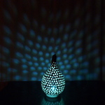 ひょうたんランプ　UROANA シンプルドットパターン　クリスマスプレゼントに! グディエーションLED