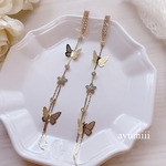 𝐵𝓊𝓉𝓉𝑒𝓇𝒻𝓁𝓎 ❤︎ きらきら‬ロングバタフライピアス
