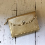 レザーミニ財布＊シャンパンゴールド