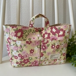 バッグインバッグ　Bag in Bag クリームベースに花柄