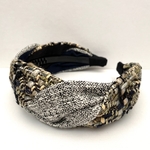 LINTON TWEED♡大人のためのツイストリボン♡カチューシャ♡幅広