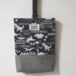 〈再販5〉布再入荷！カッコいい恐竜柄上履き入れ☆