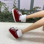 リカちゃんサイズ　赤バッシューと靴下セット