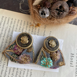インド刺繍リボン  イヤリング  