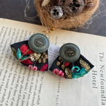 インド刺繍リボン  イヤリング  