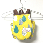 【3回目の再販‼︎】大きなドロップ柄 ベビーリュック（黄 or緑 ）