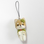 冬の柴犬ちゃん（ストラップ）