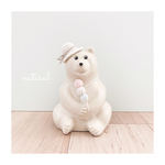 ※送料無料 しろくま貯金箱 花より団子セット