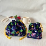 【特集掲載】お弁当袋とコップ袋セット　南の国のおさるのstaff