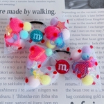 M&M♡ふわふわチュールのリボンヘアゴム