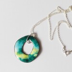 cocoon　　　七宝焼とシルバーのネックレス silver925 ◼pivo◼1335