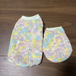 犬服 スイートガーデン柄 タンクトップ 3S SS S M